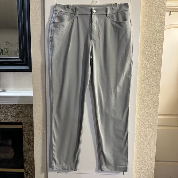 Lululemon Men's ABC Trouser Pant Slim Fit LM5AQYS Gray Size 30 - Picture 3 of 7